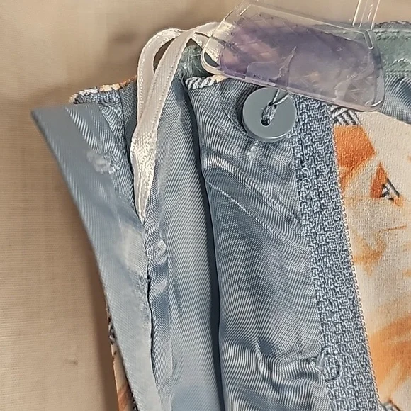 H&M Women Jumpsuit, Size 8, Color: Blue, Off white, orange - Picture 9 of 12